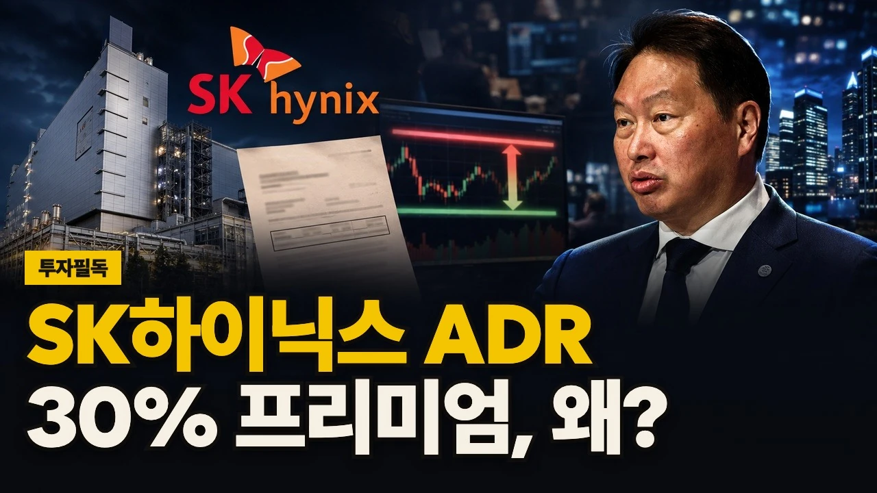 롱폼 썸네일 - SK하이닉스 ADR 30% 프리미엄, 왜?