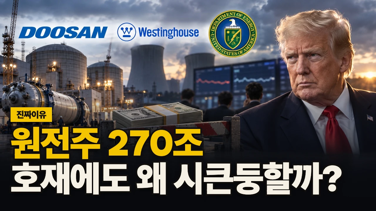 대표 이미지 - 원전주 270조 호재에도 왜 시큰둥할까?