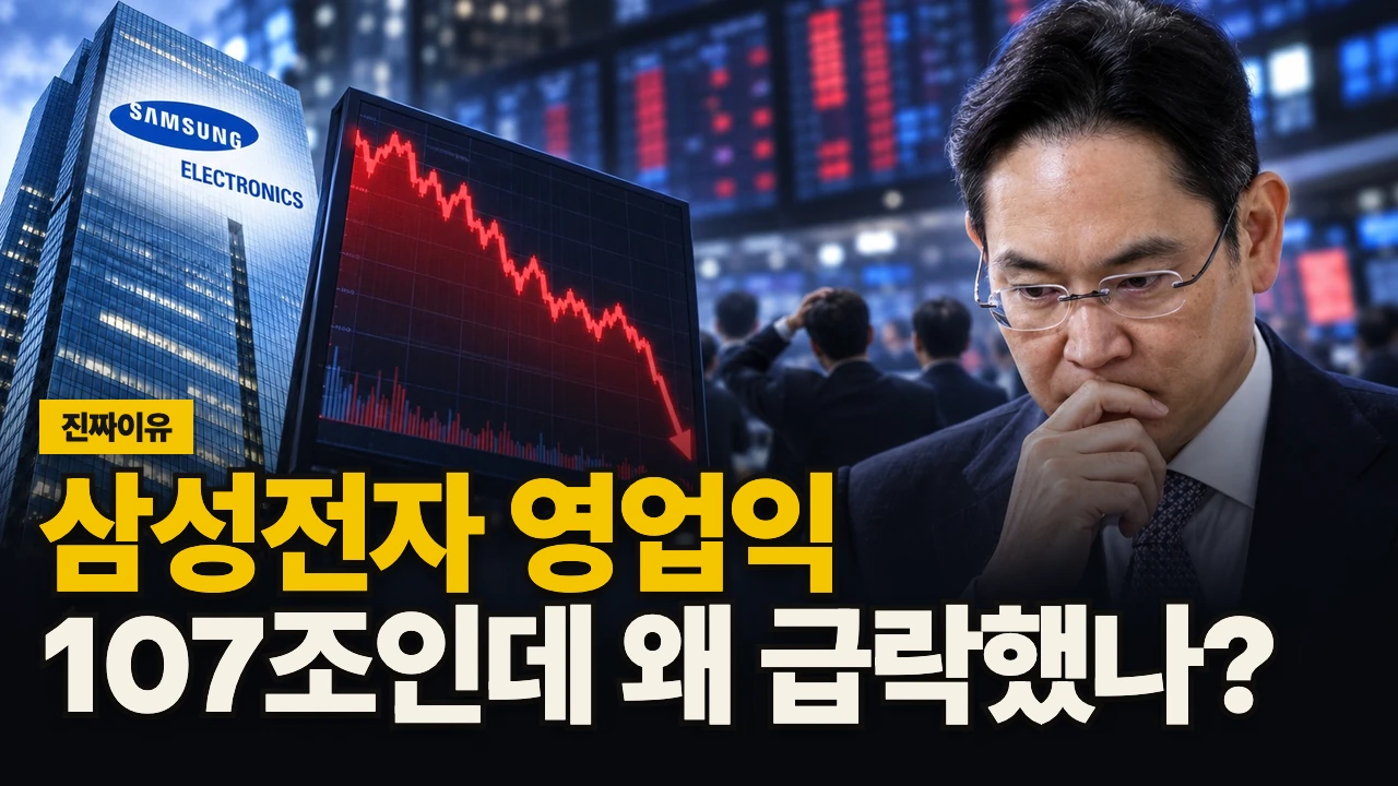 대표 이미지 - 삼성전자 영업익 107조인데 왜 급락했나?