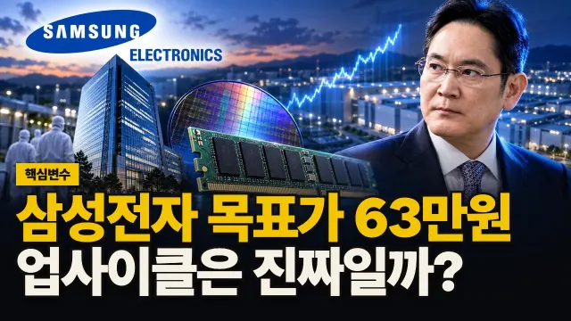 삼성전자 목표가 63만원, 업사이클은 진짜일까? 대표 이미지